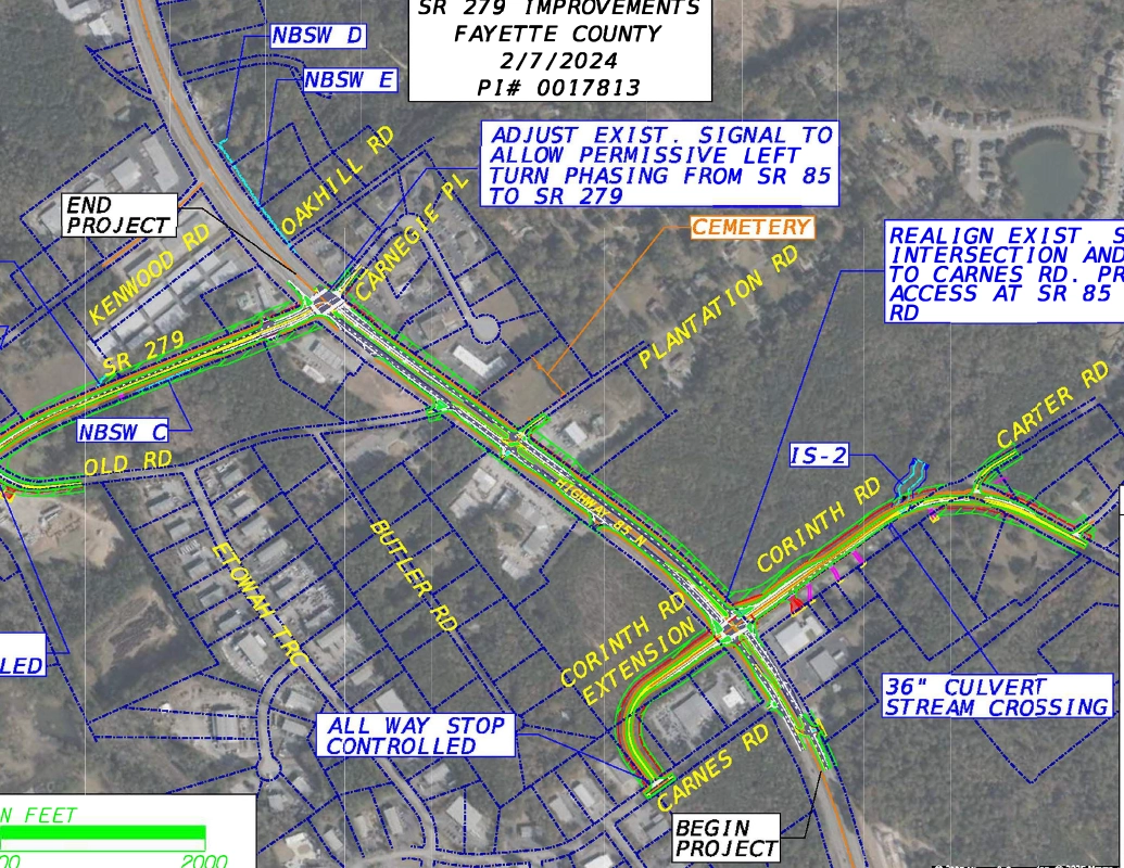 Update on SR 279 Roadway Improvement Project