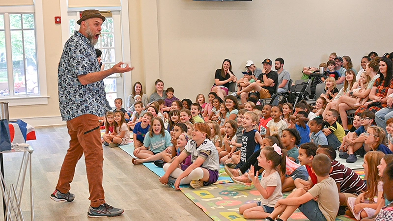 Arthur Atsma at the Fayette County Library