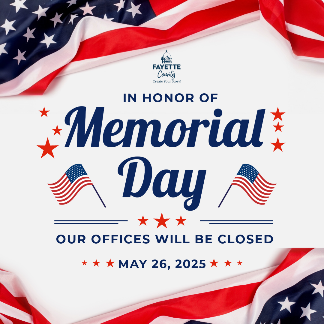 Our Offices will be closed May 26 in honor of memorial day