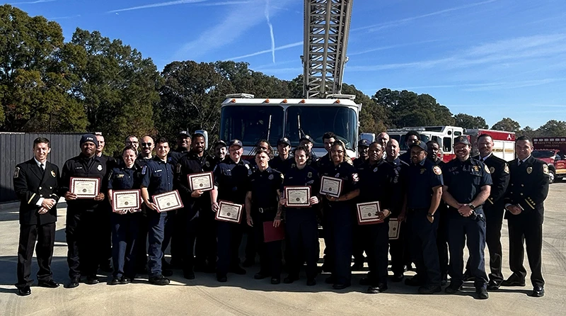 Fayette County Celebrates First Paramedic Class Graduation