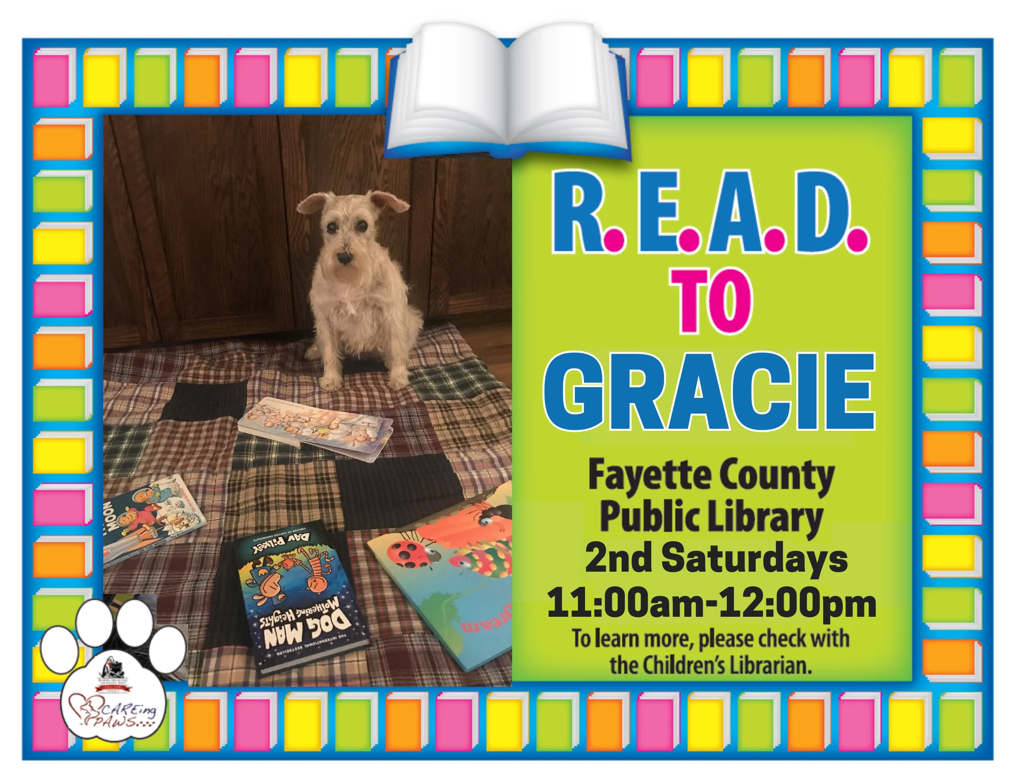 Ad for Reading with Gracie