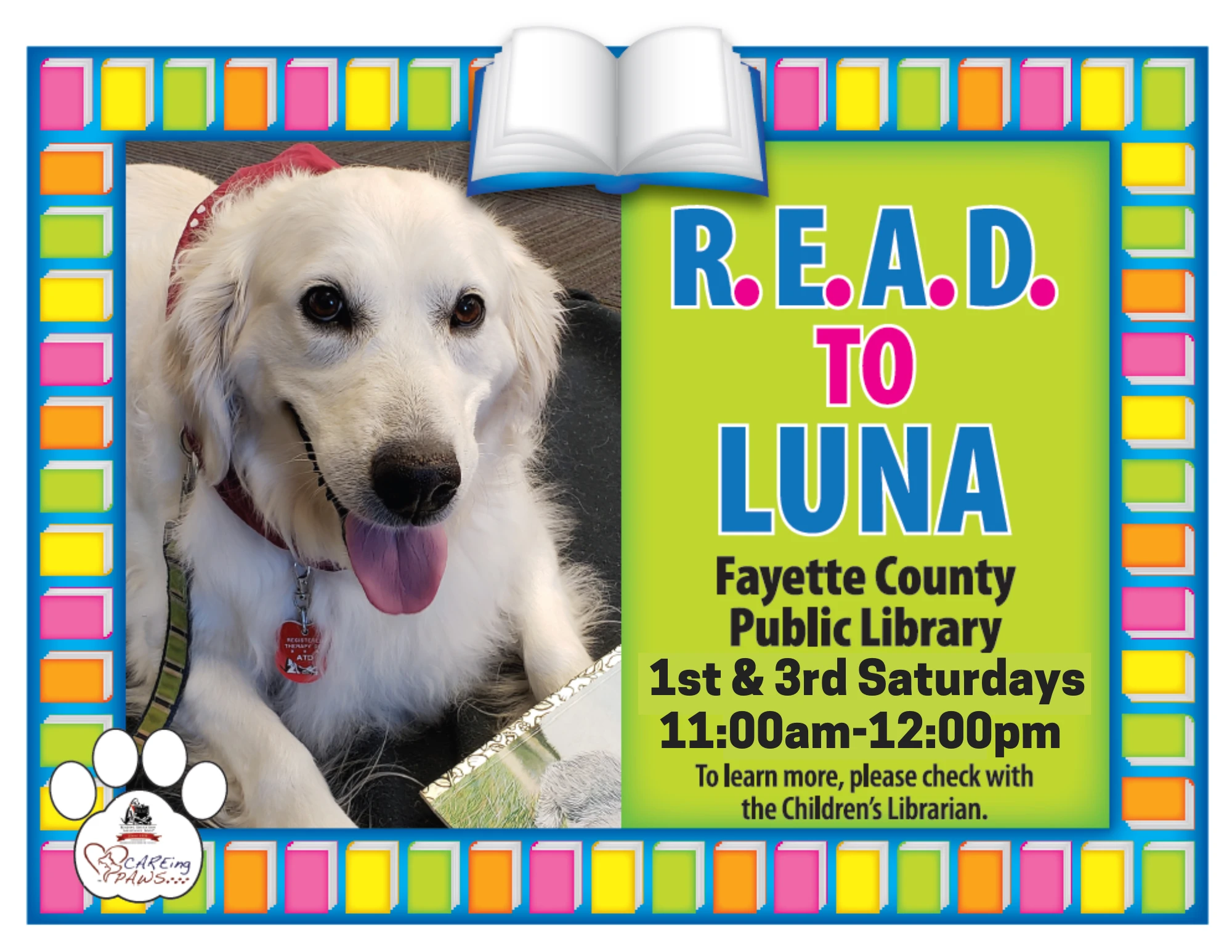 Ad for Reading with Luna