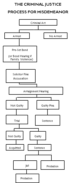 Diagram of the Criminal Justice Process