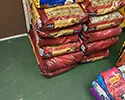 Donated pet food